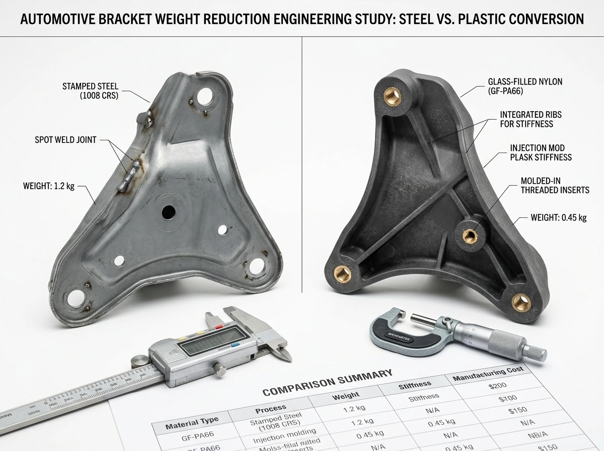 Sheet Metal to Plastic Conversion: How Automotive Engineers Cut Component Weight Without Losing Strength (2026 Guide)